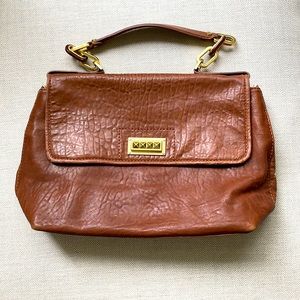 Tory Burch Brown Leather shoulder bag.